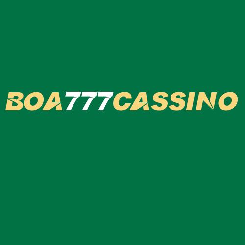 Logo da BOA777CASSINO